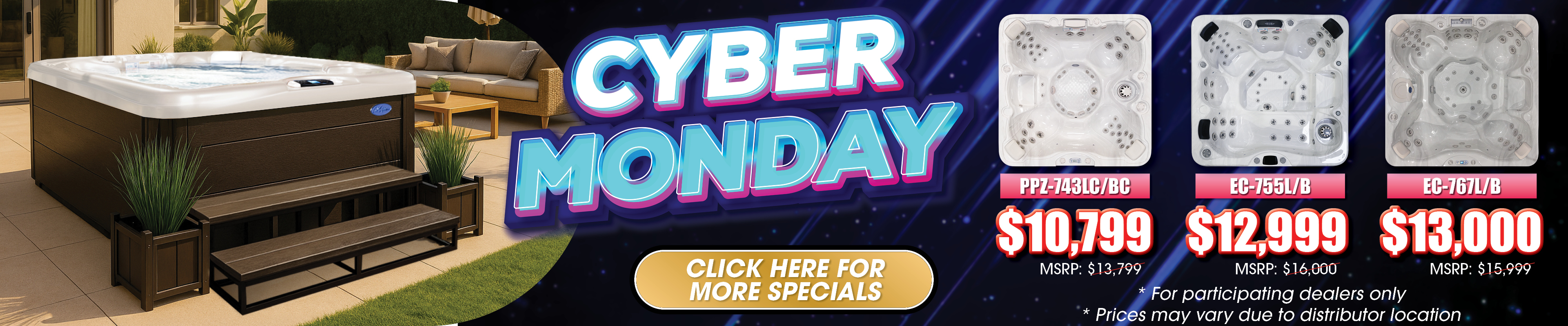 Calspas hot tub being used in a family setting - Whitby